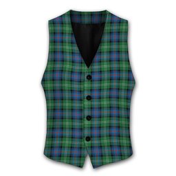 ScotsTee Shop Scottish Sutherland Old Ancient Tartan Waistcoat Sleeveless Suit Vest