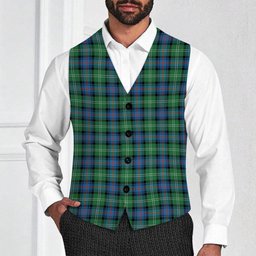 ScotsTee Shop Scottish Sutherland Old Ancient Tartan Waistcoat Sleeveless Suit Vest