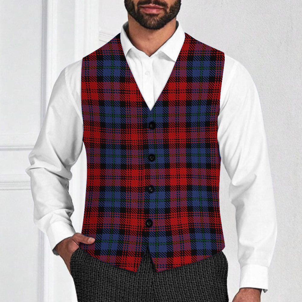 ScotsTee Shop Scottish McLachlan Modern Tartan Waistcoat Sleeveless Suit Vest