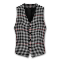 ScotsTee Shop Scottish Kerr Shepherd's Tartan Waistcoat Sleeveless Suit Vest