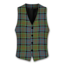 ScotsTee Shop Scottish McDonald of Clan Ranald Ancient Tartan Waistcoat Sleeveless Suit Vest
