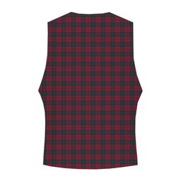 ScotsTee Shop Scottish Lindsay 1 Tartan Waistcoat Sleeveless Suit Vest