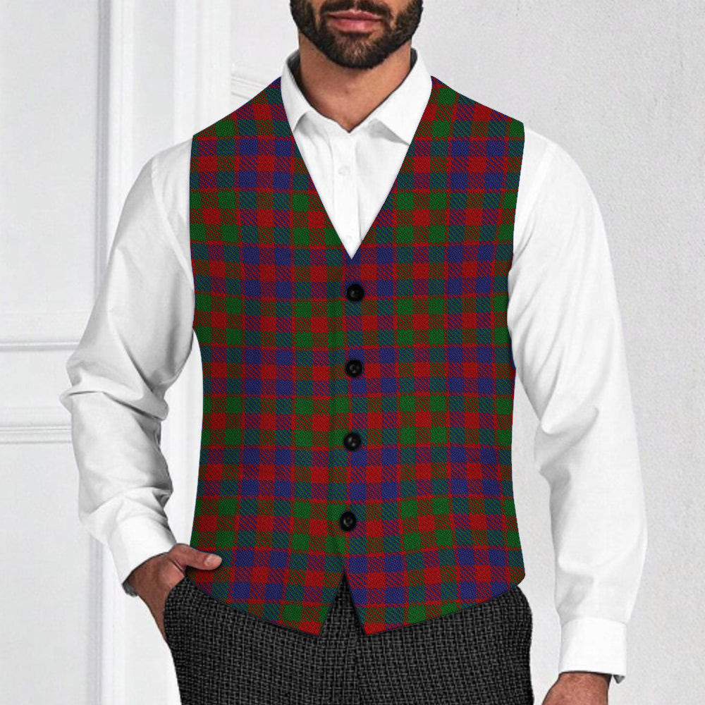ScotsTee Shop Scottish McGowan Tartan Waistcoat Sleeveless Suit Vest