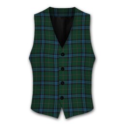 ScotsTee Shop Scottish Mackie Tartan Waistcoat Sleeveless Suit Vest