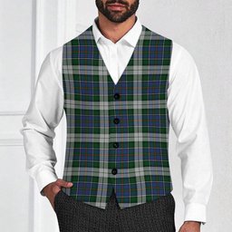 ScotsTee Shop Scottish MacInnes Dress Tartan Waistcoat Sleeveless Suit Vest