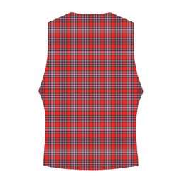 ScotsTee Shop Scottish McFarlane Modern Tartan Waistcoat Sleeveless Suit Vest
