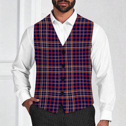 ScotsTee Shop Scottish YTL Tartan Waistcoat Sleeveless Suit Vest