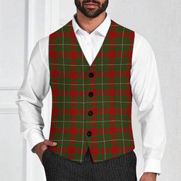 ScotsTee Shop Scottish McGregor Modern Tartan Waistcoat Sleeveless Suit Vest