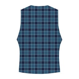 ScotsTee Shop Scottish US Navy Modern Tartan Waistcoat Sleeveless Suit Vest