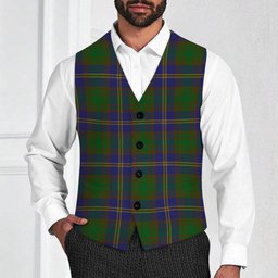 ScotsTee Shop Scottish Strange of Balkaskie Tartan Waistcoat Sleeveless Suit Vest