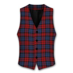 ScotsTee Shop Scottish MacLachlan 2 Tartan Waistcoat Sleeveless Suit Vest