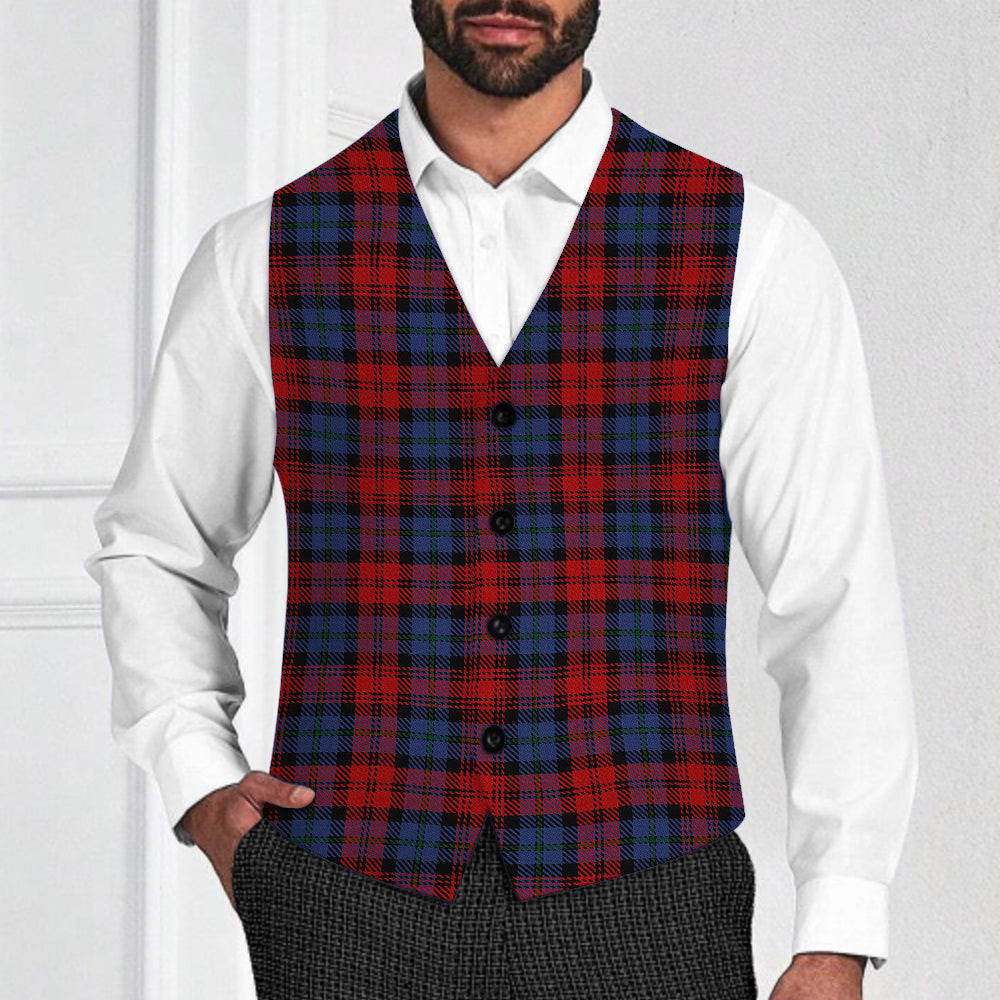 ScotsTee Shop Scottish MacLachlan 2 Tartan Waistcoat Sleeveless Suit Vest