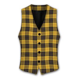 ScotsTee Shop Scottish MacLeod of Lewis Ancient SC Tartan Waistcoat Sleeveless Suit Vest