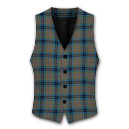 ScotsTee Shop Scottish Thomson Hunting Ancient Tartan Waistcoat Sleeveless Suit Vest