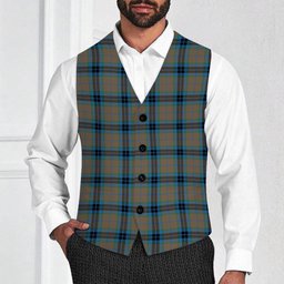 ScotsTee Shop Scottish Thomson Hunting Ancient Tartan Waistcoat Sleeveless Suit Vest