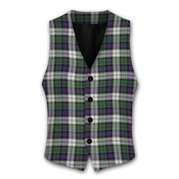 ScotsTee Shop Scottish McCallum Dress Modern Tartan Waistcoat Sleeveless Suit Vest