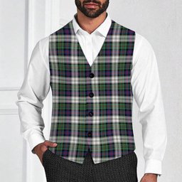 ScotsTee Shop Scottish McCallum Dress Modern Tartan Waistcoat Sleeveless Suit Vest