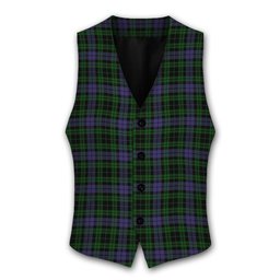 ScotsTee Shop Scottish Keith McCormick Tartan Waistcoat Sleeveless Suit Vest