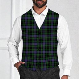 ScotsTee Shop Scottish Keith McCormick Tartan Waistcoat Sleeveless Suit Vest