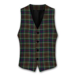 ScotsTee Shop Scottish Hislop Hunting 2 Tartan Waistcoat Sleeveless Suit Vest