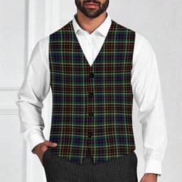 ScotsTee Shop Scottish Hislop Hunting 2 Tartan Waistcoat Sleeveless Suit Vest