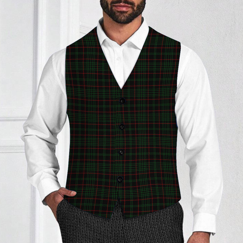 ScotsTee Shop Scottish Renwick Tartan Waistcoat Sleeveless Suit Vest