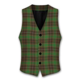 ScotsTee Shop Scottish MacFie Hunting Ancient Tartan Waistcoat Sleeveless Suit Vest