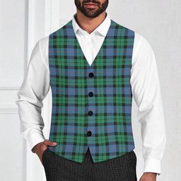 ScotsTee Shop Scottish Morrison Ancient Tartan Waistcoat Sleeveless Suit Vest