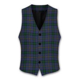 ScotsTee Shop Scottish Hope Vere 2 Tartan Waistcoat Sleeveless Suit Vest