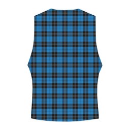 ScotsTee Shop Scottish Ramsay Blue Ancient Tartan Waistcoat Sleeveless Suit Vest
