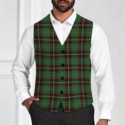 ScotsTee Shop Scottish Kiernan Tartan Waistcoat Sleeveless Suit Vest