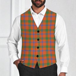 ScotsTee Shop Scottish Ross Ancient Tartan Waistcoat Sleeveless Suit Vest