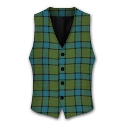 ScotsTee Shop Scottish Muir Ancient Tartan Waistcoat Sleeveless Suit Vest