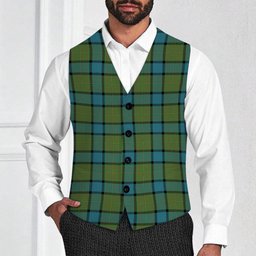 ScotsTee Shop Scottish Muir Ancient Tartan Waistcoat Sleeveless Suit Vest