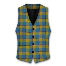 ScotsTee Shop Scottish Oliver Dress Pink Tartan Waistcoat Sleeveless Suit Vest