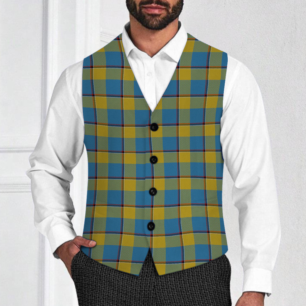 ScotsTee Shop Scottish Oliver Dress Pink Tartan Waistcoat Sleeveless Suit Vest