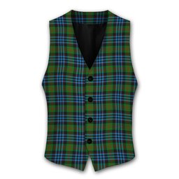 ScotsTee Shop Scottish Newlands Tartan Waistcoat Sleeveless Suit Vest