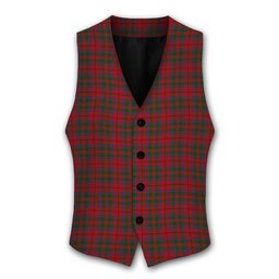 ScotsTee Shop Scottish MacElvain or MacIlvain Tartan Waistcoat Sleeveless Suit Vest