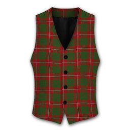 ScotsTee Shop Scottish MacGregor of Balquidder Tartan Waistcoat Sleeveless Suit Vest
