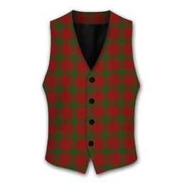 ScotsTee Shop Scottish McQueary Tartan Waistcoat Sleeveless Suit Vest