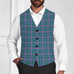 ScotsTee Shop Scottish Ralston Tartan Waistcoat Sleeveless Suit Vest