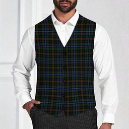 ScotsTee Shop Scottish MacKean Hunting Tartan Waistcoat Sleeveless Suit Vest