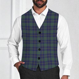 ScotsTee Shop Scottish Platt Tartan Waistcoat Sleeveless Suit Vest