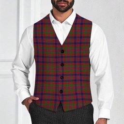 ScotsTee Shop Scottish MacDonald of Boisdale Tartan Waistcoat Sleeveless Suit Vest