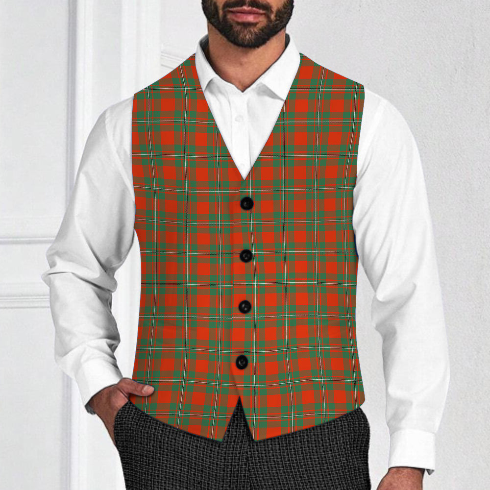 ScotsTee Shop Scottish McGregor Ancient Tartan Waistcoat Sleeveless Suit Vest