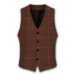 ScotsTee Shop Scottish MacKinnon Tartan Waistcoat Sleeveless Suit Vest