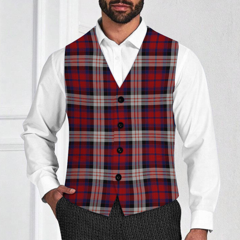 ScotsTee Shop Scottish MacDonald Dress Irish Tartan Waistcoat Sleeveless Suit Vest