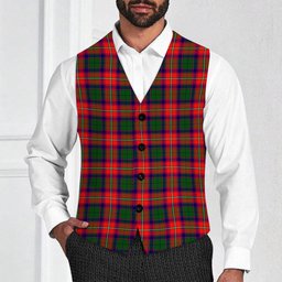 ScotsTee Shop Scottish Waugh Tartan Waistcoat Sleeveless Suit Vest