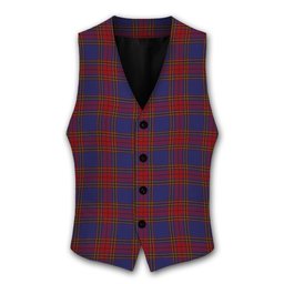 ScotsTee Shop Scottish Leslie J Cant Tartan Waistcoat Sleeveless Suit Vest