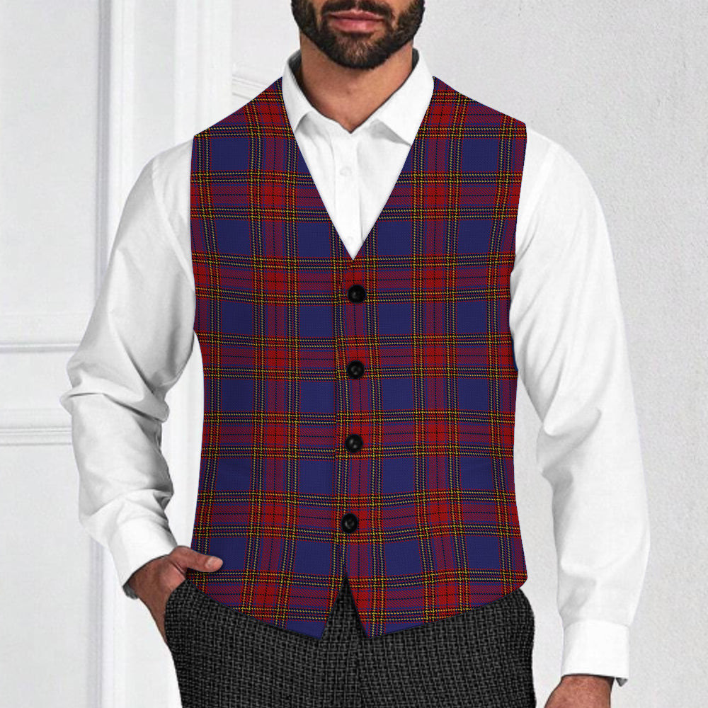 ScotsTee Shop Scottish Leslie J Cant Tartan Waistcoat Sleeveless Suit Vest